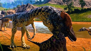 Nova Habilidade do T Rex Dilo do terror e jogabilidade Aquática  The Isle Evrima Devblog [upl. by Eiramalegna]