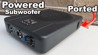 Powered Under Seat 10 Inch Subwoofer Review and Test [upl. by Docilla]