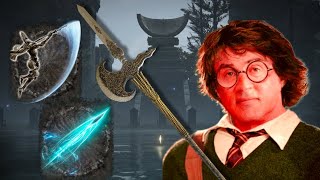 Elden Ring pvp Banished Knight Halberd invasions magic infused [upl. by Martreb]