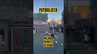 FUTBOLISTA MEJORA REMATE DE PENAL CON COMPETENCIA EN ESTE EJERCICIO [upl. by Dasha694]