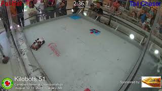 Fat Rat vs Tail Chaser Antweight Rookies  Kilobots 51  TELUS Spark [upl. by Balmuth]