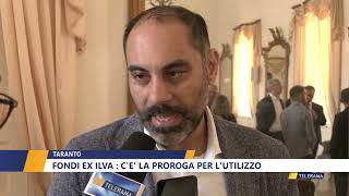 TARANTO FONDI EX ILVA CE LA PROROGA PER LUTILIZZO [upl. by Toinette]