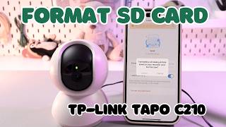 How to Format Micro SD Card on TPLink Tapo C210 Essential Tips You Should Know [upl. by Atla]