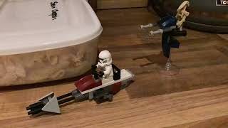 Speeder chase Stop motion animation [upl. by Solraced]