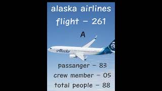 alaska airline flight 261 aviationflightviralvideo shortsshortsvideoshort crashdocumentary [upl. by Corrine]