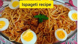 Yummy 😋 Ispageti Recipekhan vlog👍 [upl. by Notsreik]