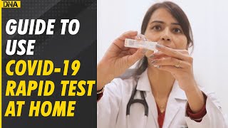 WATCH How to Perform Covid19 Rapid Antigen Test at Home  COVID19 Update [upl. by Herwig]