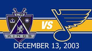 Highlights Kings at Blues December 13 2003 [upl. by Faxon432]