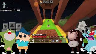 surprise got revelOggyJackBob and kazama find end potal ep8‎animationgaming2326 minecraft [upl. by Innavoij638]