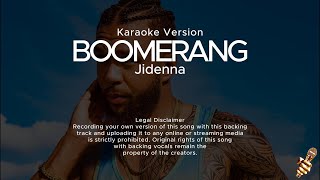 Jidenna  Boomerang  Karaoke Version [upl. by Ellehcil940]