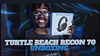 BEST BUDGET GAMING HEADSET TURTLE BEACH RECON 70 UNBOXING [upl. by Neesay]