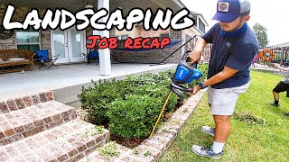 DAY IN THE LIFE OF A LANDSCAPER [upl. by Hallagan]