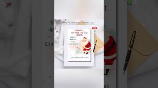 Funny Christmas Card ✨🎁 Small business UK [upl. by Holzman]