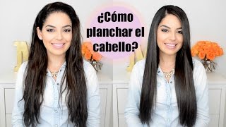 ¿Cómo plancharalaciar el cabello [upl. by Clareta]