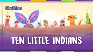 TEN LITTLE INDIANS  Animated Songs BiaampNino English [upl. by Esaj]