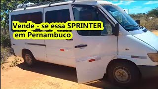 VENDE SE ESSA SPRINTER EM PERNAMBUCO  VEJA AQUI VÍDEO COM INFORMAÇÕES [upl. by Enitram25]