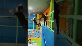 love trampoline funny dance sports song music newsong bollywood youtubeshorts [upl. by Thorstein]