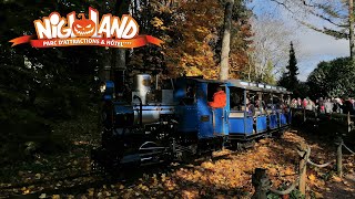 🚂🎃 Nigloland  Tour complet en Train panoramique  Nigloween 2022 [upl. by Adolf]