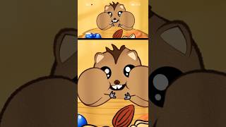 Funny hamster 🐹 eating animation youtubeshorts [upl. by Yelraf]