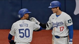 Shohei Ohtani Mookie Betts watch the full video of Mookies triple ￼shoheiohtani baseball mlb [upl. by Sammie]