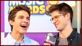 BRENT RIVERA’S CELEBRITY CRUSH  Best Day Ever w Hunter [upl. by Bibbye]