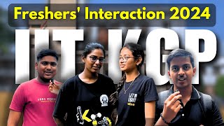 Meet the Freshers of 2024  First Impressions  IIT Kharagpur [upl. by Magdaia585]