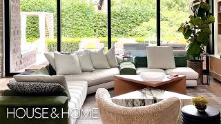 Interior Design Tour A Palm SpringsInspired MidCentury Modern Home [upl. by Seugram]