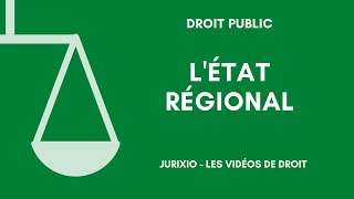 LEtat régional [upl. by Susanetta]