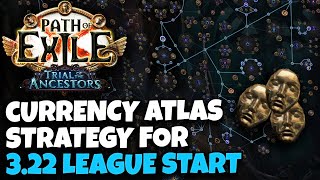 POE 322 My League Start Currency Atlas Strategy  Atlas Tree For Mapping And Making A Bank [upl. by Ellehcal234]