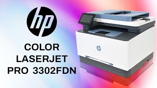 Présentation de limprimante HP Color LaserJet Pro 3302fdn [upl. by Dicky]