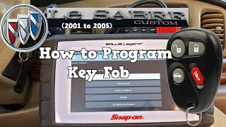 How to Program a New Key Fob Buick LeSabre [upl. by Carson913]