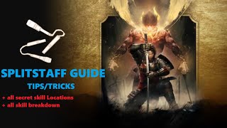 NIOH 2 SPLITSTAFF GUIDE  all secret skill locations [upl. by Netsreik]