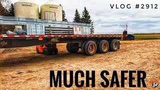 MUCH SAFER  My Trucking Life  Vlog 2912 [upl. by Chaddie703]