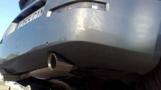 350z turbo xs exhaust berk cats and strup headers sound Revving [upl. by Anerb]