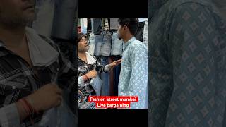 LIVE BARGAINING  Fashion street mumbai fashionstreets fsmarket [upl. by Tica]