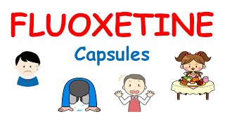 Fluoxetine capsules Prozac  Mechanism precautions  side effects amp uses [upl. by Ximena]