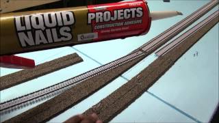 How to Build a Modular Layout Pt 5  Cork Roadbed [upl. by Peters]