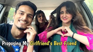 Proposing My Girlfriend’s Best Friend Prank [upl. by Ayerdna643]