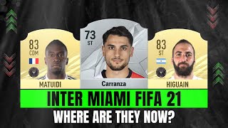 INTER MIAMI in FIFA 21 🔥😱 Where are They NOW EA FC 25 Ultimate Team [upl. by Kincaid]