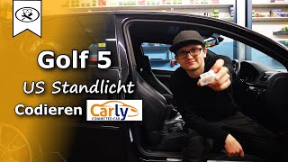 Golf 5 US Standlicht codieren Carly  coding US parking lights Carly  VitjaWolf  Tutorial  HD [upl. by Natanoj]