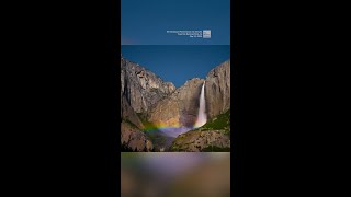 Moonbows Create Magical Scene At Yosemite Waterfall [upl. by Stevenson]