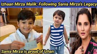 Izhaan Mirza Malik Following Sania Mirzas Legacy [upl. by Maiah]