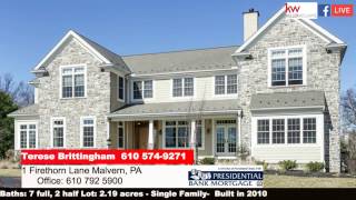 1 Firethorn Lane Malvern PA NEW Terese Brittingham [upl. by Ziguard]