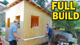 Build A 10x12 Modern Shed DIY Start to Finish for Around 11000 [upl. by Pet]