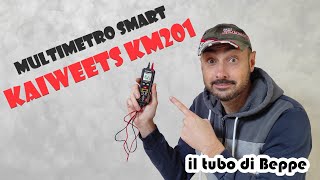 Multimetro SMART KM201 Kaiweets [upl. by Myrwyn589]