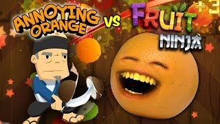 Annoying Orange vs Angry Birds GRAPEFRUIT [upl. by Lucias]