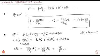 Hamiltonian Mechanics Generating functions of the 4 kinds [upl. by Aidaas]