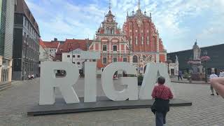 Riga Evening Walk  Latvia 🇱🇻  25082024 4K HDR [upl. by Curley]