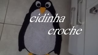 Cidinha Croche  Tapete Pinguim Em Croche Passo A Passo Parte 1 [upl. by Theola]