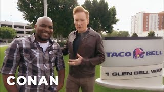 Conan Visits Taco Bell  CONAN on TBS [upl. by Tolmach]